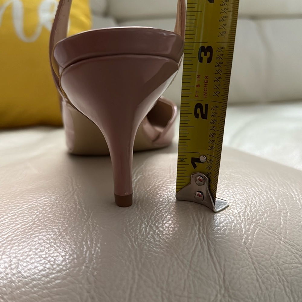 Steve Madden Cinderella Nude Slingback Kitten Heels - Picture 9 of 9